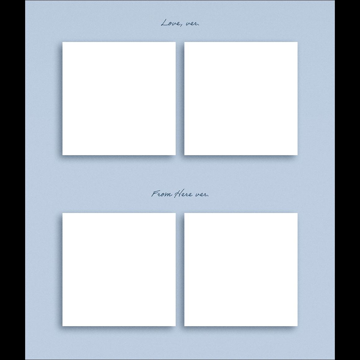 [Pre-order] KIM JAE HWAN [Love, From Here] (Love, Ver. / From Here Ver.) + Free Gift