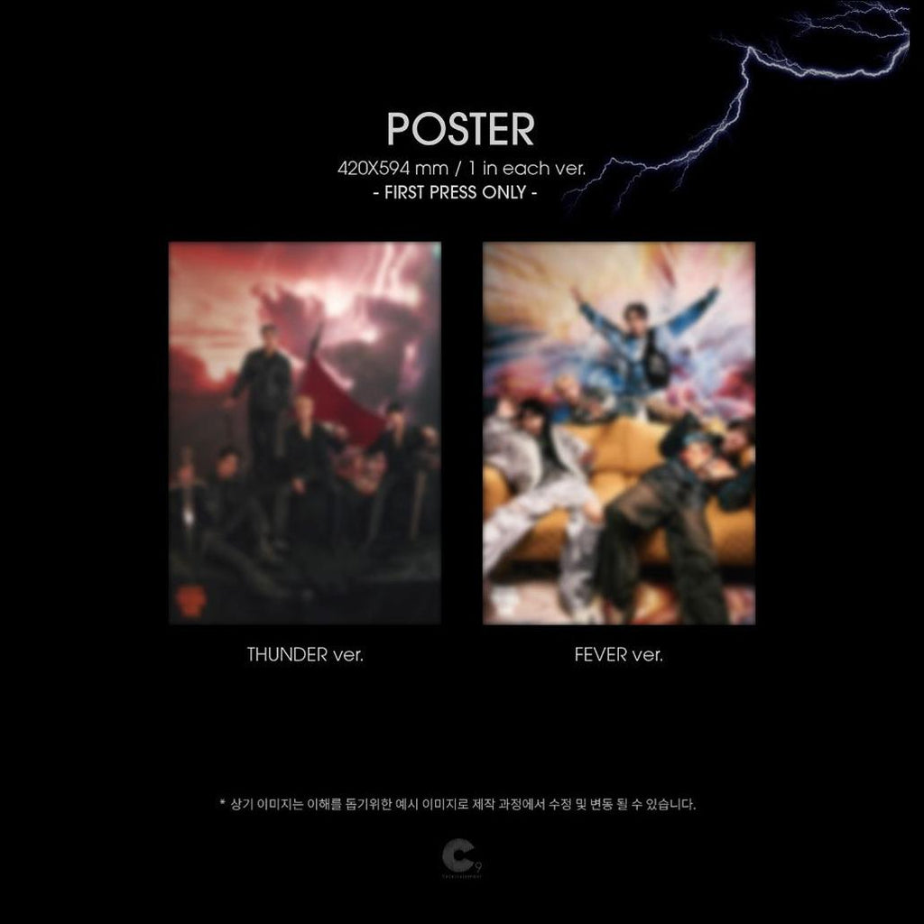 CIX - THUNDER FEVER 7th EP Album (THUNDER ver. / FEVER ver.)