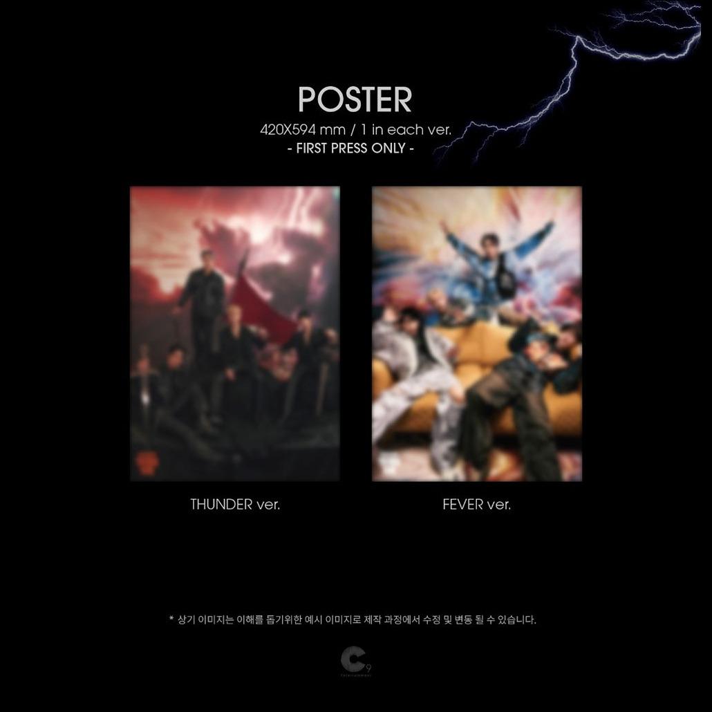 CIX - THUNDER FEVER 7th EP Album (THUNDER ver. / FEVER ver.)