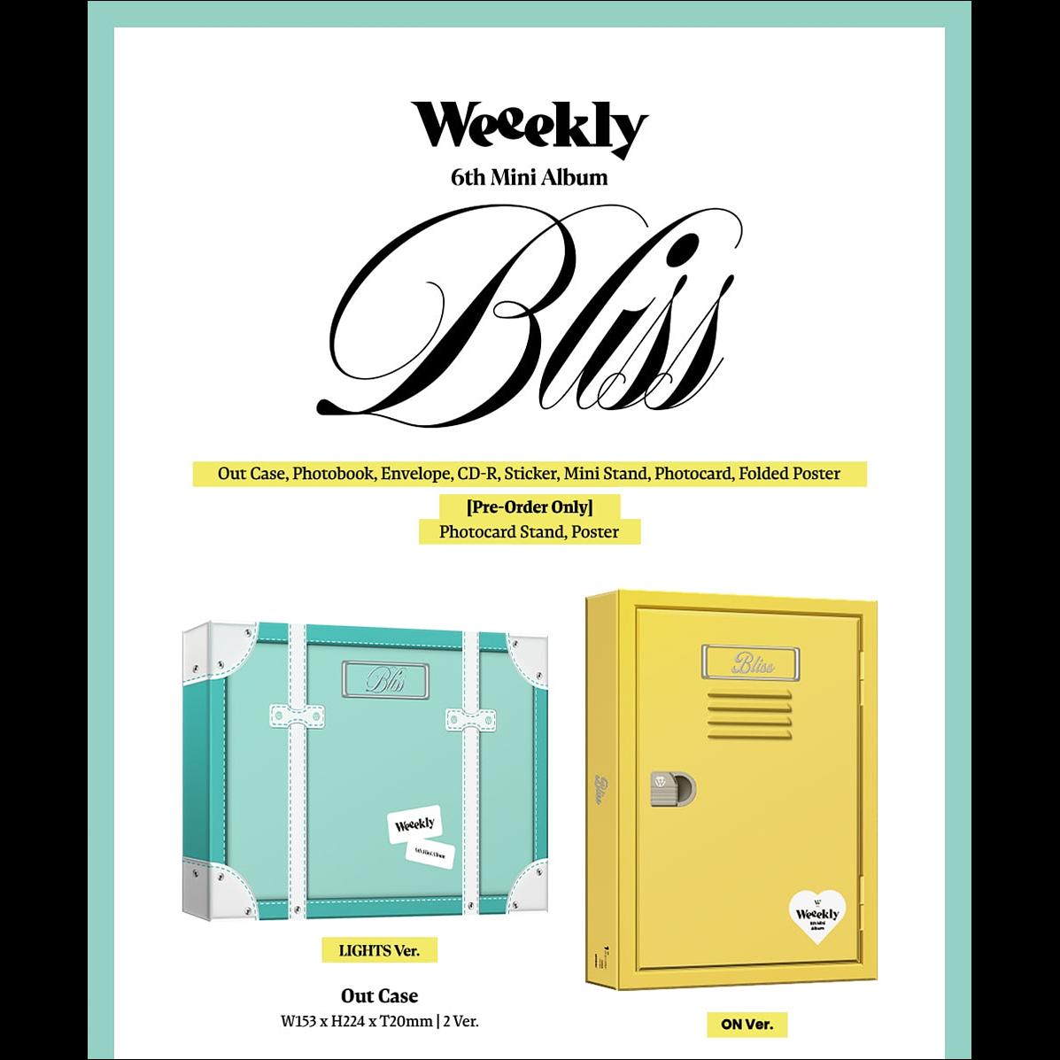 Weeekly - Bliss / 6th Mini Album