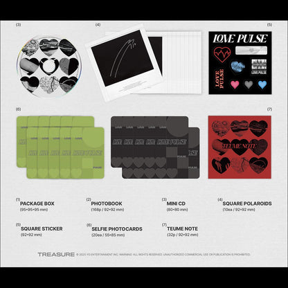 TREASURE [LOVE PULSE] TEUME VER. 3rd MINI ALBUM