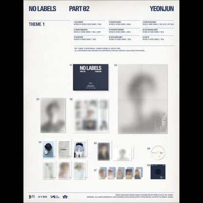 YEONJUN (TOMORROW X TOGETHER) [NO LABELS: PART 02] Album + Free Gift