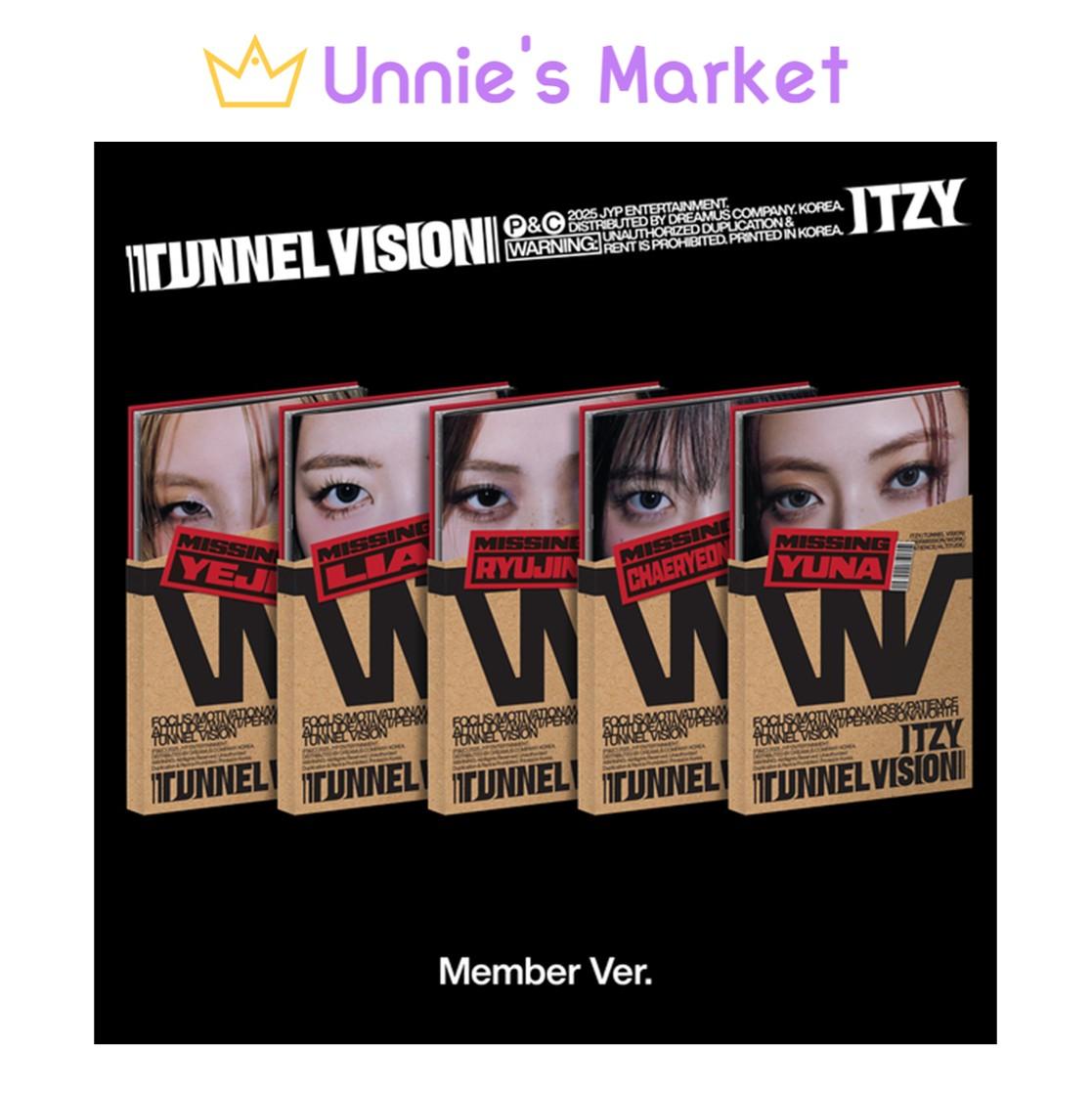 ITZY [TUNNEL VISION] Member Ver. + Free Gift