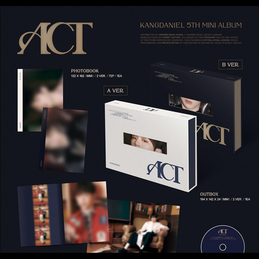 KANGDANIEL - ACT (A VER., B VER.) Album