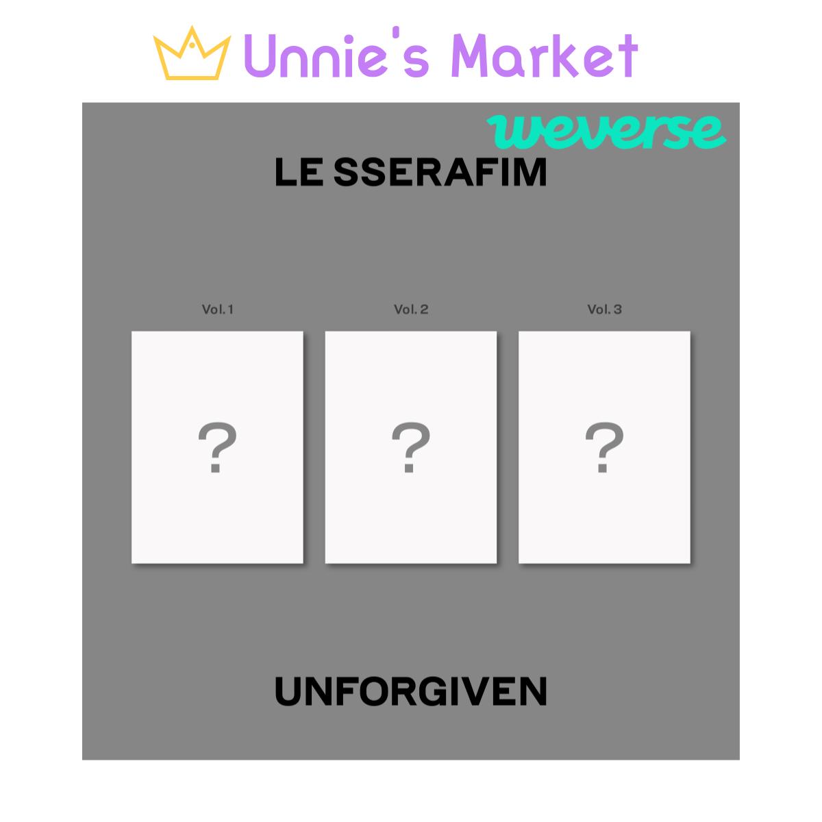 LE SSERAFIM - UNFORGIVEN 1st Studio Album