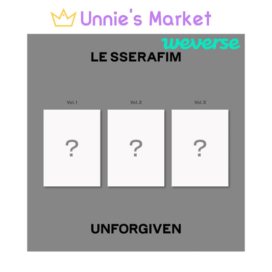 LE SSERAFIM - UNFORGIVEN 1st Studio Album