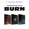 VANNER - BURN 3rd Mini Album (Spark Start VER. / Sparkle VER. / Empty VER.)