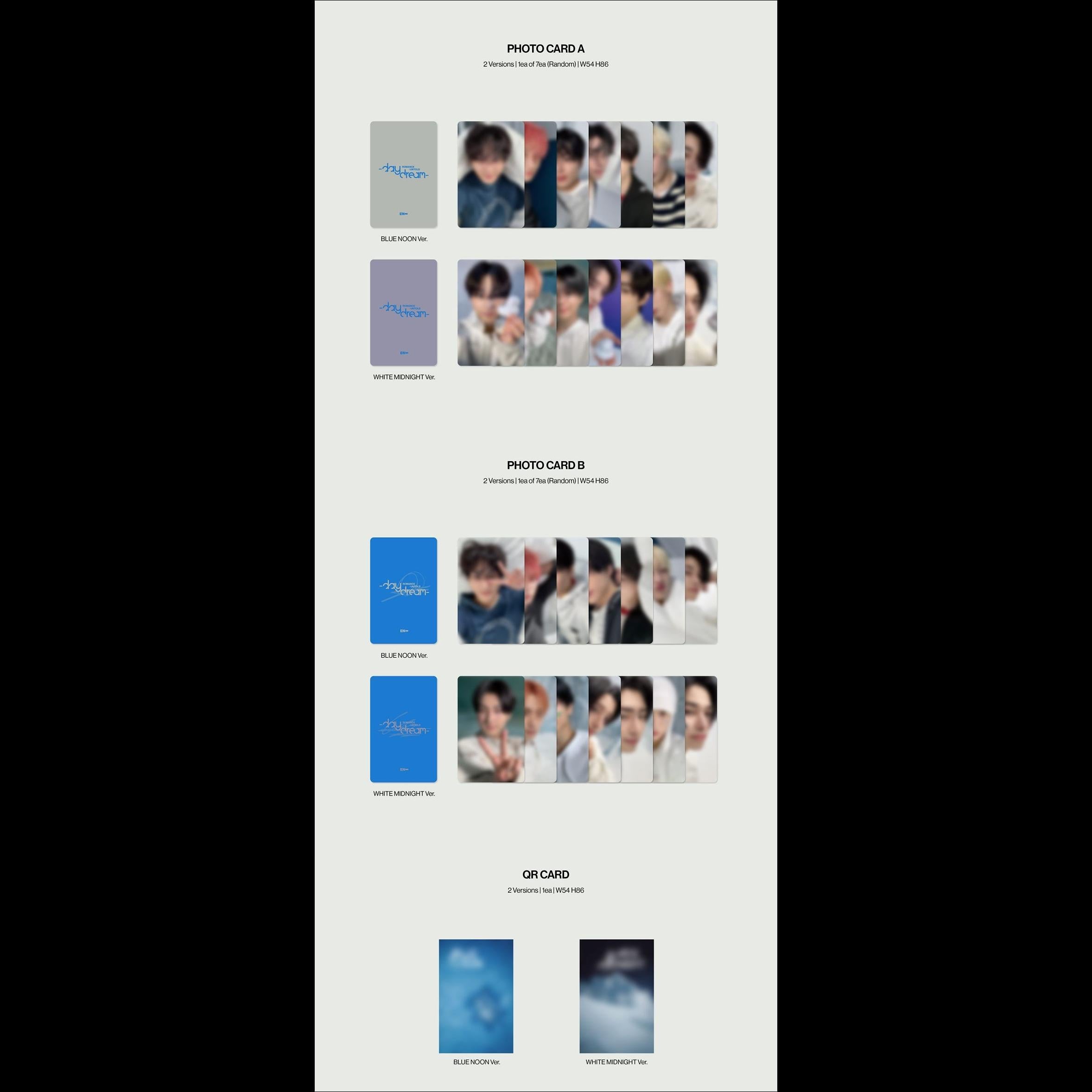 ENHYPEN ROMANCE : UNTOLD daydream (BLUE NOON Ver. / WHITE MIDNIGHT Ver.)
