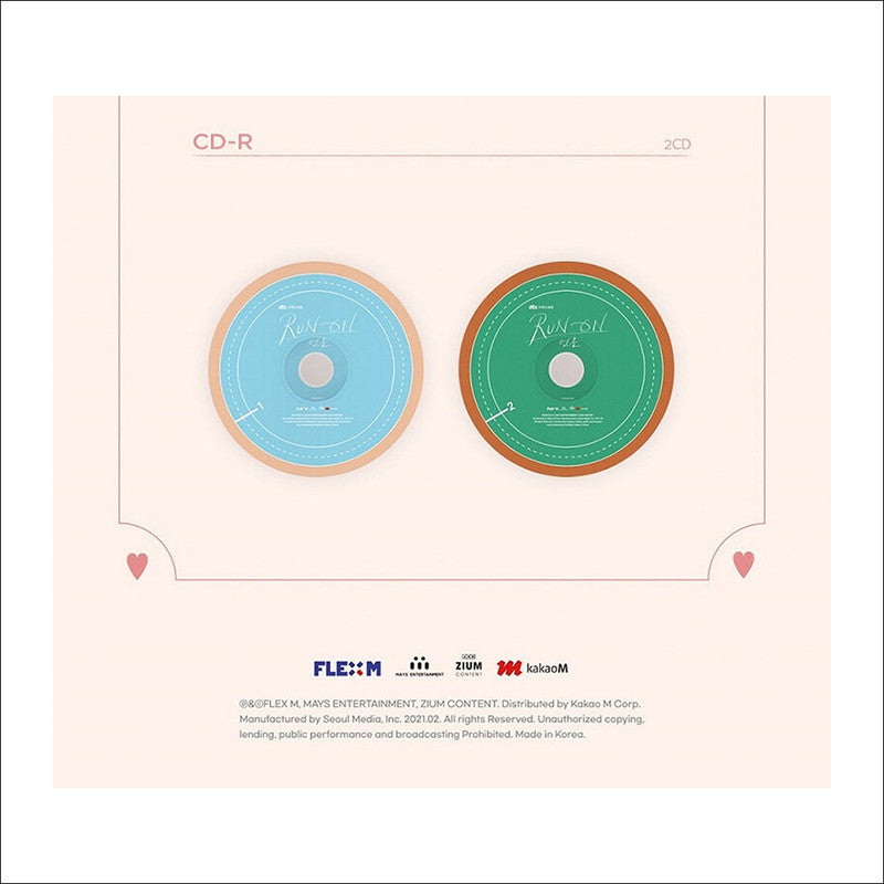RUN ON Korean K-drama O.S.T [2CD] / Yim Siwan / Shin Saekyeong / SOOYOUNG(Girls' Generation)