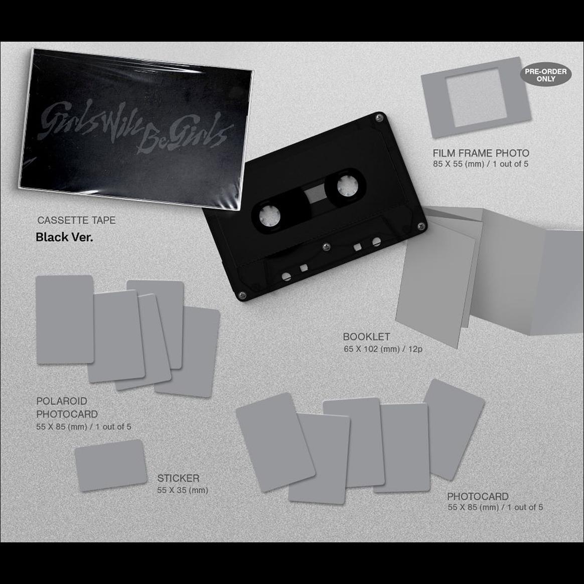 ITZY [Girls Will Be Girls] Cassette Tape Ver.