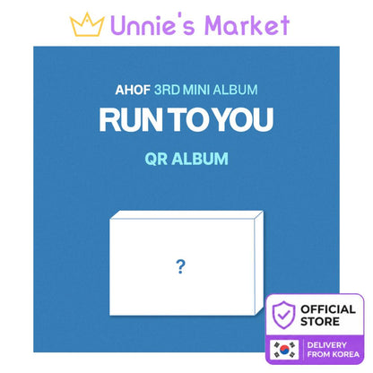 AHOF [RUN TO YOU] QR Album Ver. / 3rd Mini Album + Free Gift