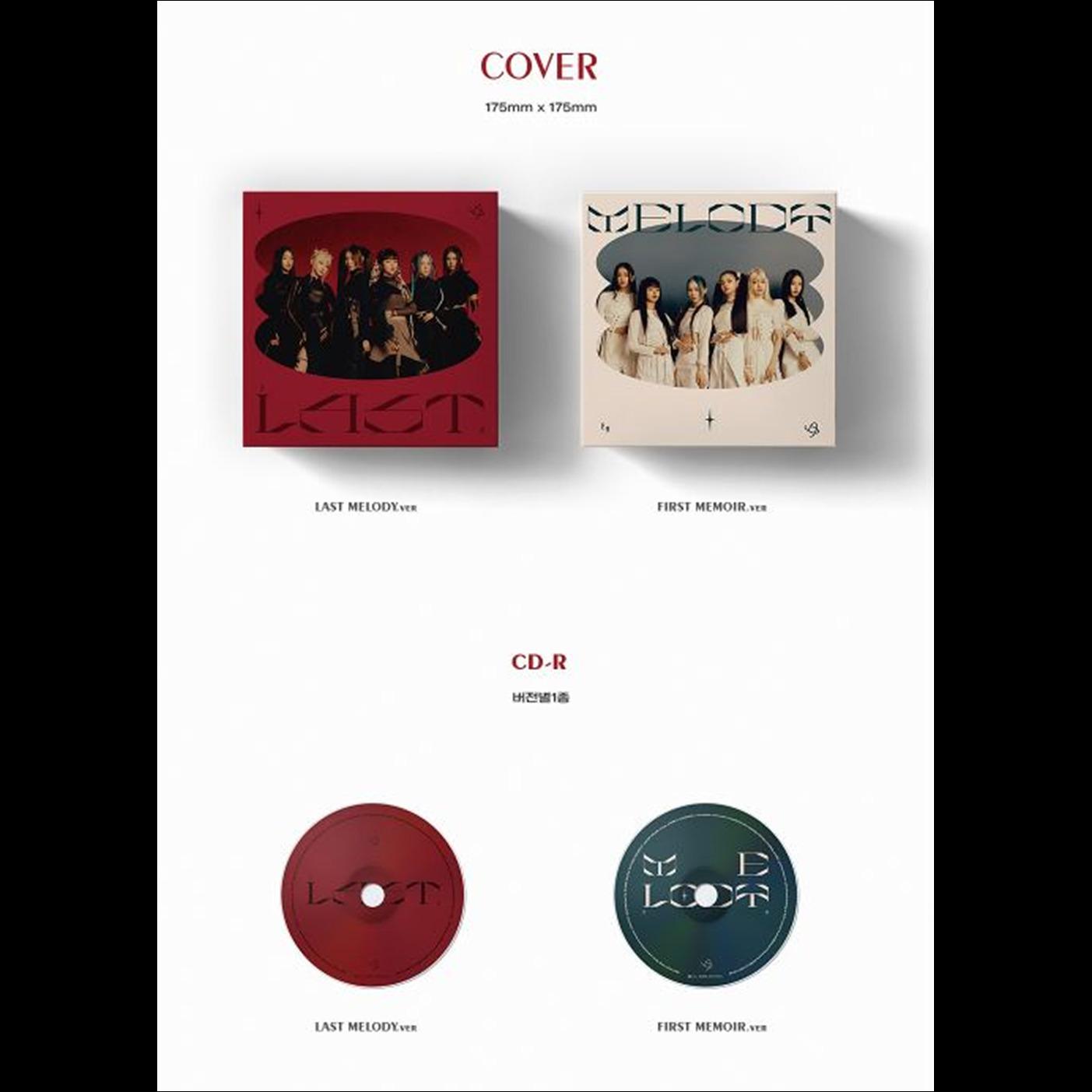 EVERGLOW [LAST MELODY] 3rd Single Album