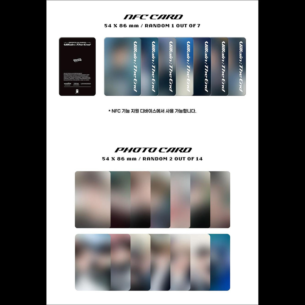 DRIPPIN Villain - The End (POCA) 1st ALBUM