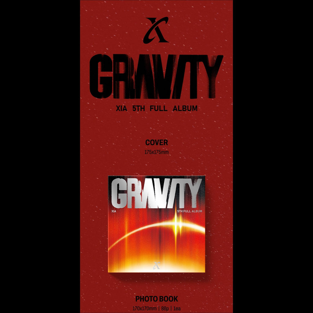 XIA (JYJ) 5th FULL ALBUM [GRAVITY] Orbit Ver. + Free Gift