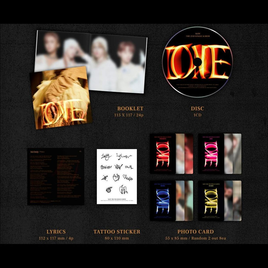 XLOV [I ONE] 2ND Single Album (I VER. / 1(ONE) VER.)