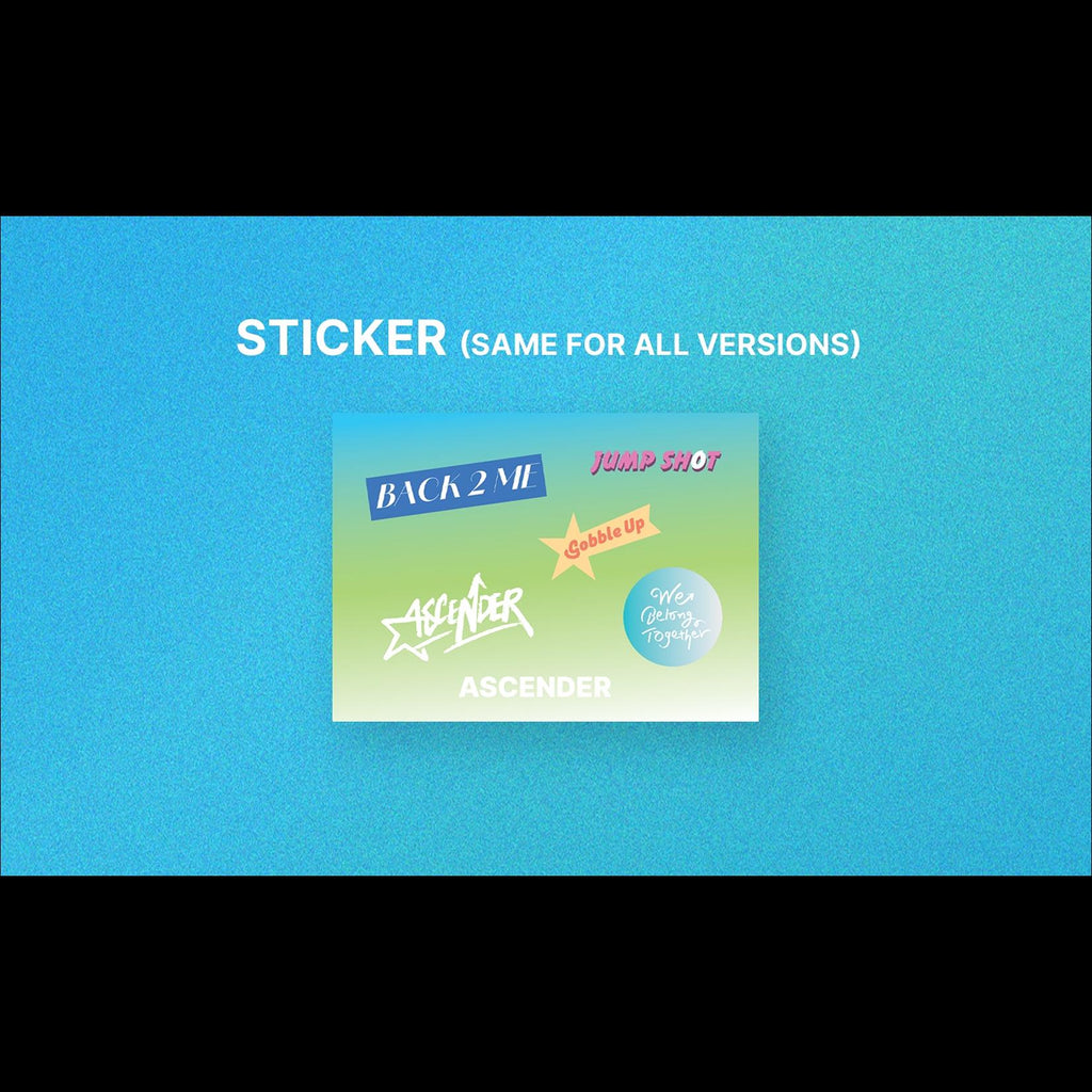 ASCENDER [Ascend Together] (BESIDE VER., BELONG VER., BELOVE VER.) + Free Gift