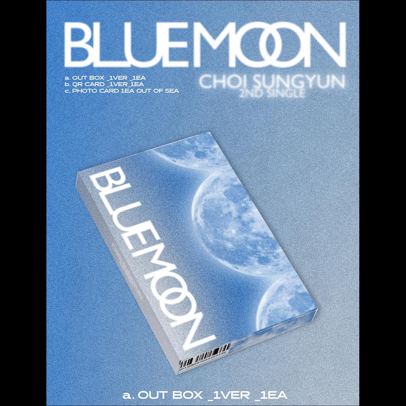 [Pre-order] CHOI SUNGYUN (GOLDEN CHILD) [BLUE MOON] 2nd Single Album + Free Gift