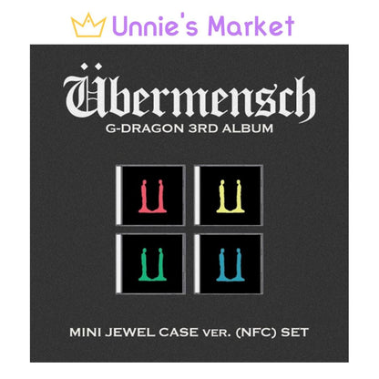 G-DRAGON (BIGBANG) 3RD ALBUM [Ubermensch] MINI JEWEL ver. (NFC)