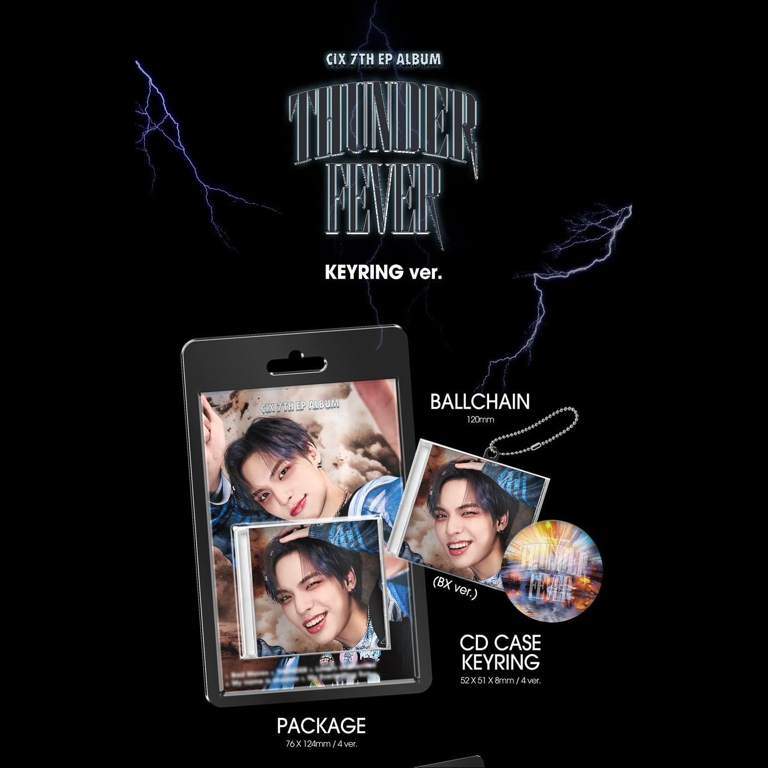 CIX - THUNDER FEVER 7th EP Album (Keyring Ver. Album)
