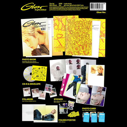 (Glow Ver.) XngHan&Xoul [Glow] 1st Mini Album + Free Gift