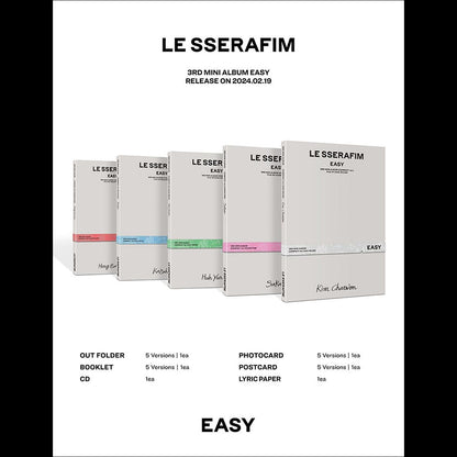 [NO POB/Member] LE SSERAFIM [EASY] Compact Ver.