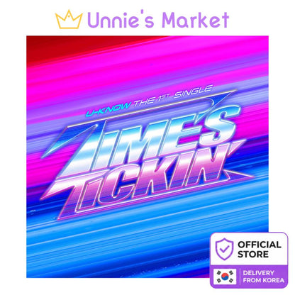 [Pre-order] U-KNOW [Times Tickin] Photobook Ver. / The 1st Single Album + Free Gift