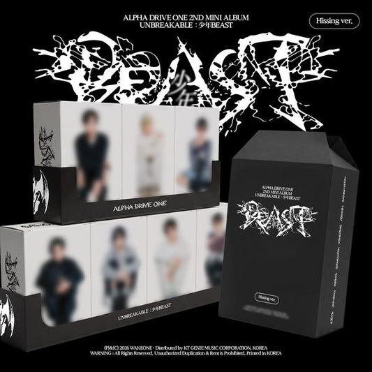 [Pre-order] ALPHA DRIVE ONE [UNBREAKABLE] BEAST_Hissing Ver. + Free Gift