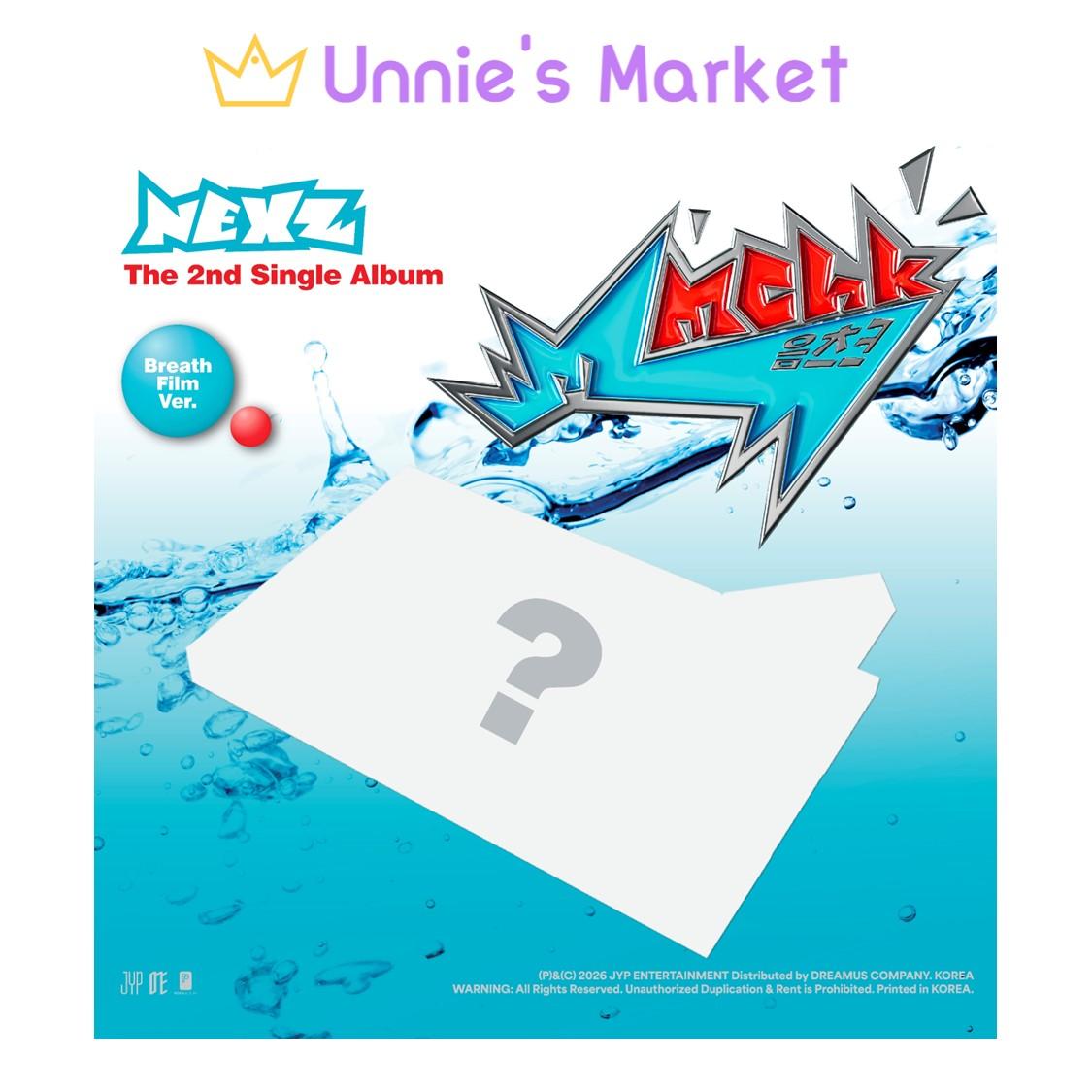 NEXZ [Mmchk] 2nd Single Album (Breath Film ver.) + Free Gift