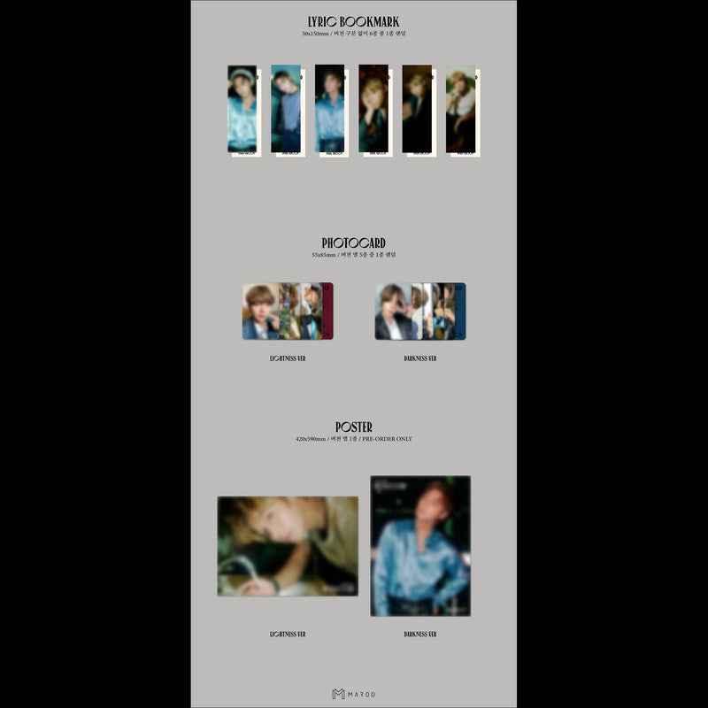 PARK JIHOON [HOT & COLD] 5th Mini Album