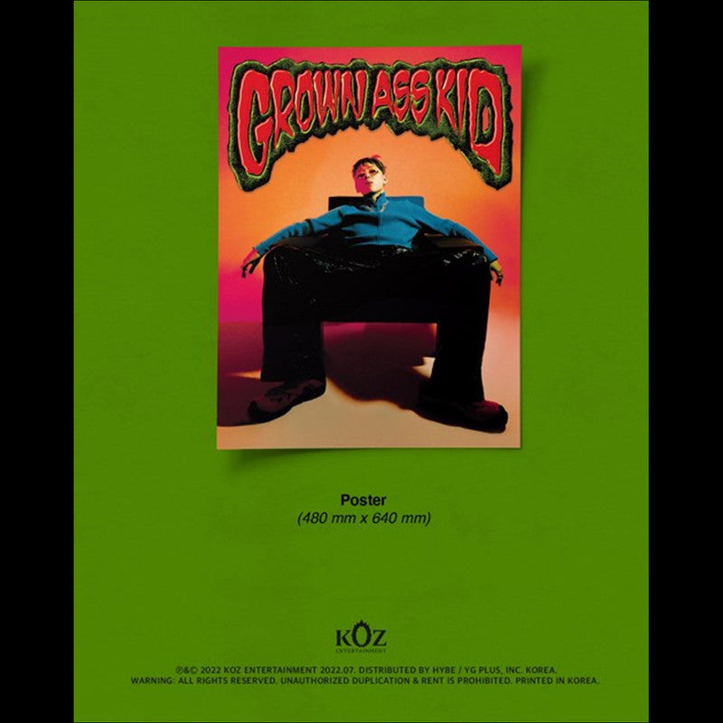 ZICO [Grown Ass Kid] 4th Mini Album