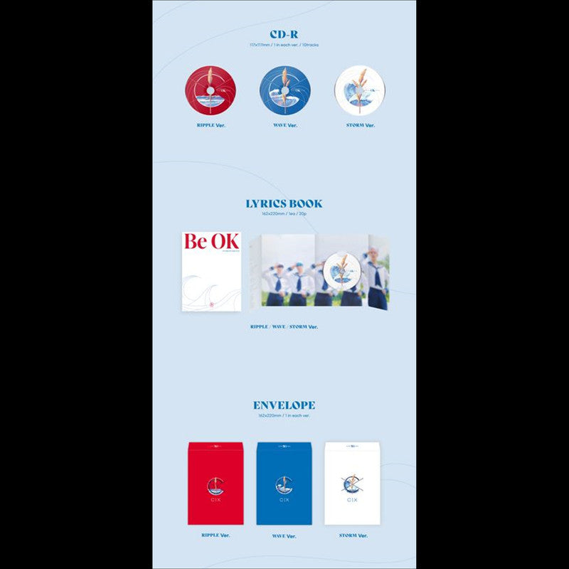 CIX 1st Album 'OK' Prologue : Be OK (Storm / Wave / Ripple)