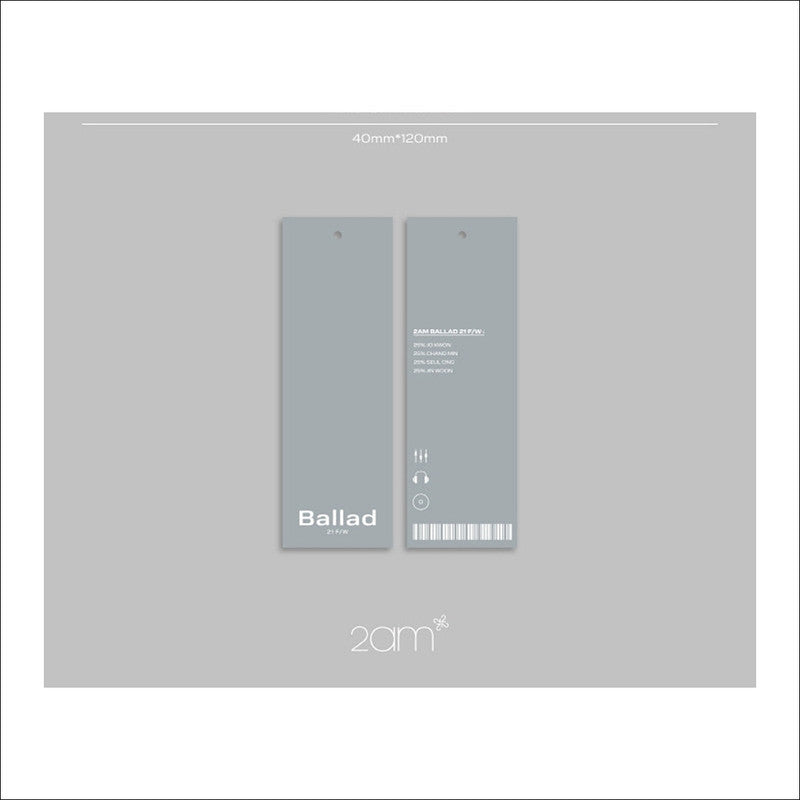 2AM - Ballad 21 F/W Korean Idol Album
