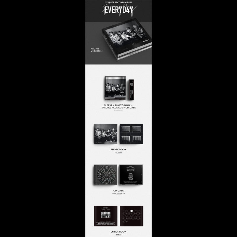 WINNER [EVERYD4Y] EVERYDAY 2nd Album