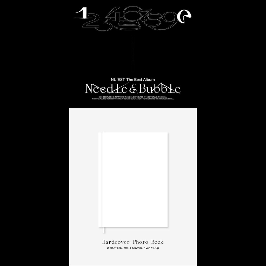 NU'EST The Best Album [Needle & Bubble]