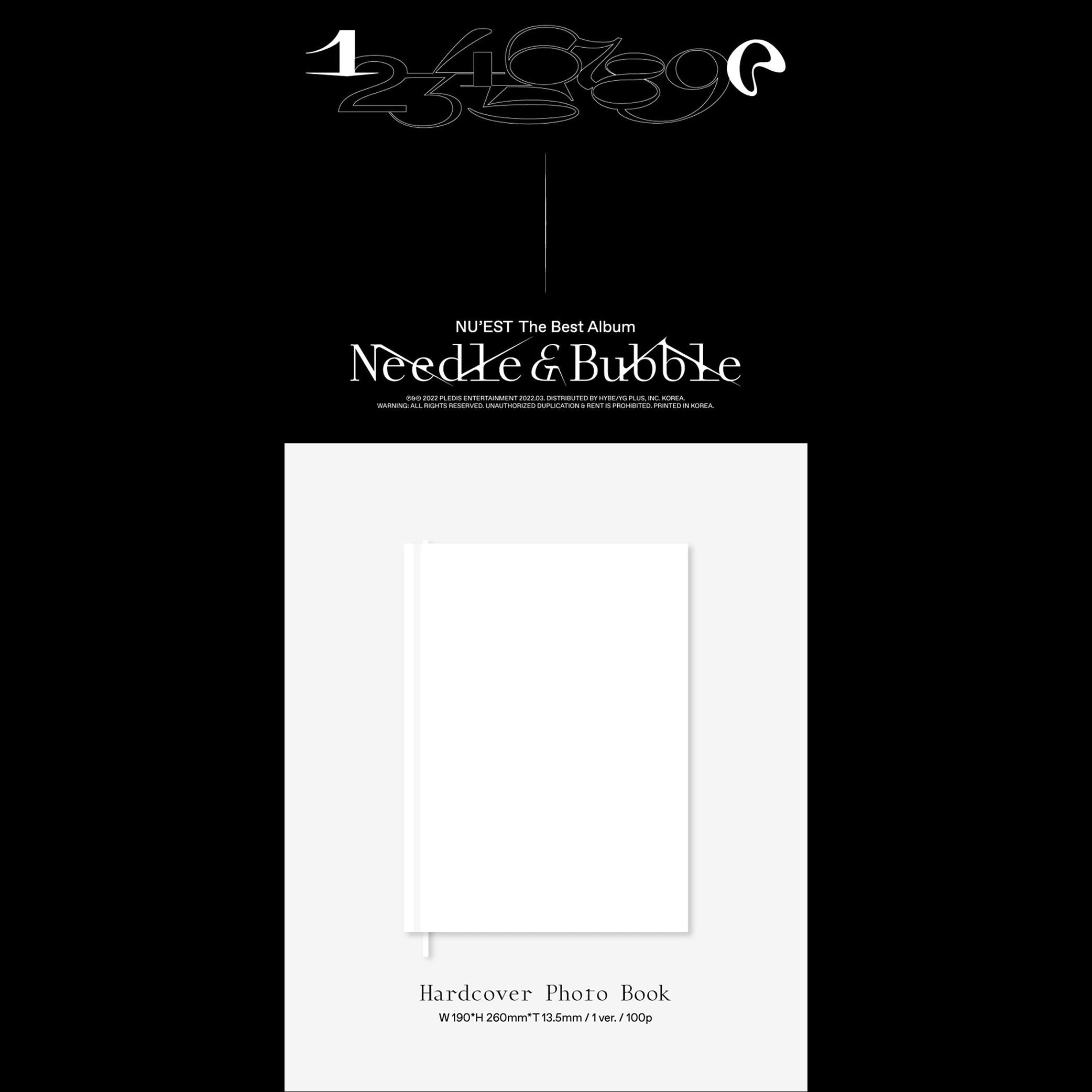 NU'EST The Best Album [Needle & Bubble]