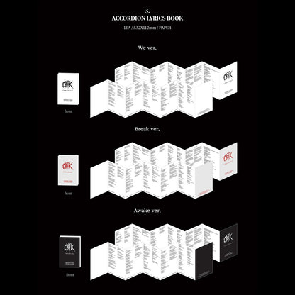 ChRocktikal [We break, you awake] 1st Album (We ver. / Break ver. / Awake ver.) (QR ALBUM) + Free Gift