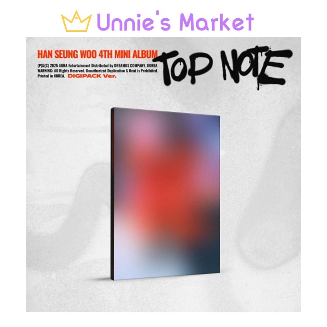 HAN SEUNG WOO - TOP NOTE Digipack Ver. / 4th Mini Album