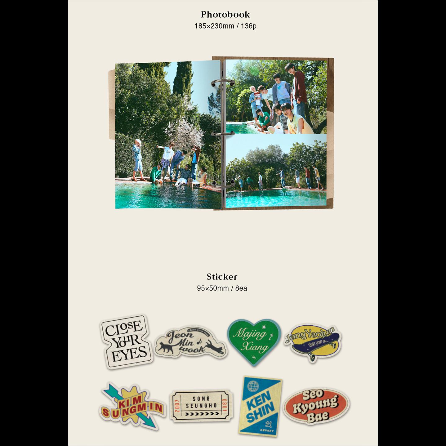 CLOSE YOUR EYES [ETERNALT] PHOTOBOOK Ver. The 1st Mini Album