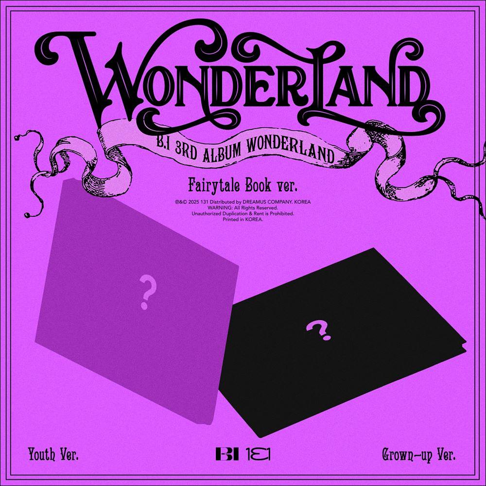B.I - WONDERLAND Fairy tail Ver. / 3rd Album (Youth Ver. / Grown-up Ver.)