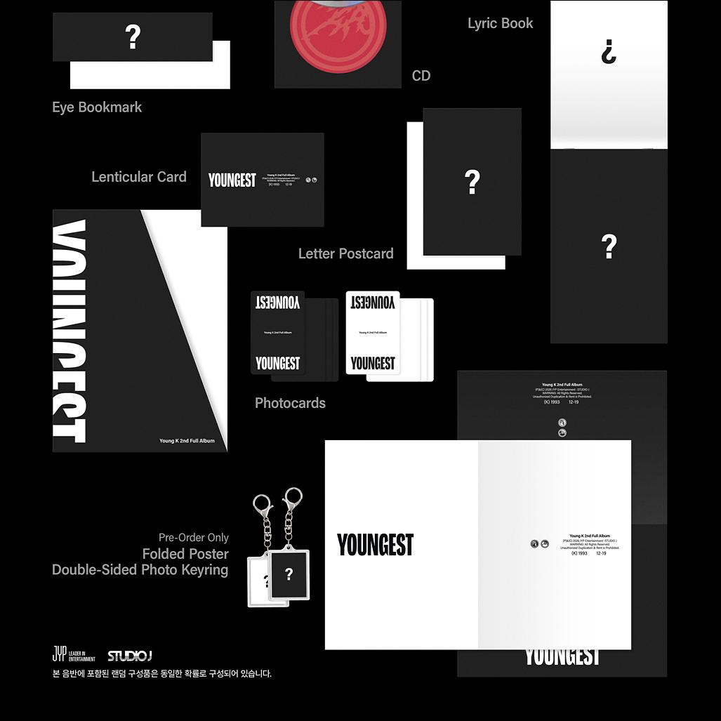 [Pre-order] Young K (DAY6) YOUNGEST Photobook ver. 2nf Full Album + Free Gift