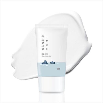 [Round Lab] 1025 Dokdo Sunscreen SPF50+ PA++++ (50ml) - Ultra-Hydrating & Gentle Sun Care, Lightweight Moisture Sunblock for Sensitive Skin, K-Beauty