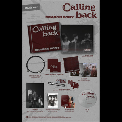 [Pre-order] Dragon Pony [Calling back] Single Album (Now ver. / Back ver.) + Free Gift
