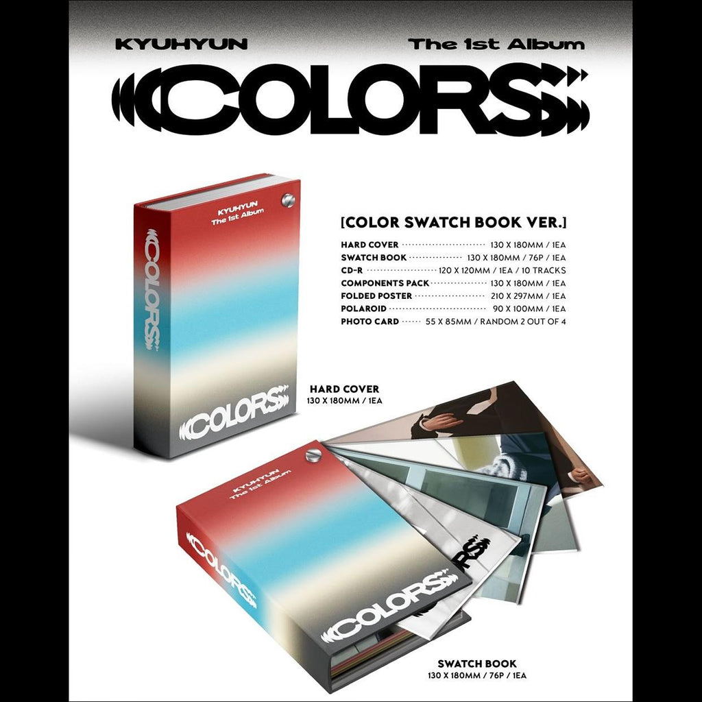 KYUHYUN - COLORS Swatch Book ver. / The 1st Album