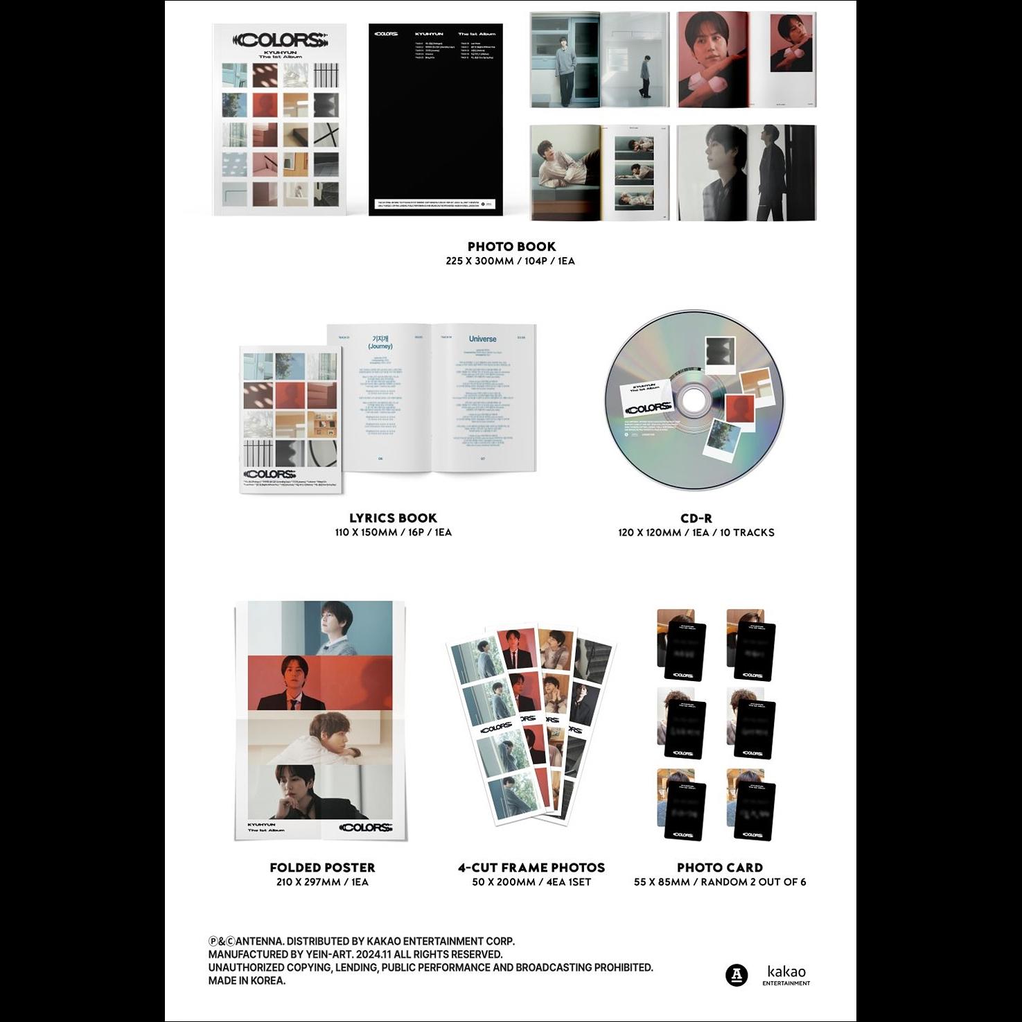 KYUHYUN - COLORS Photo Book ver. / The 1st Album