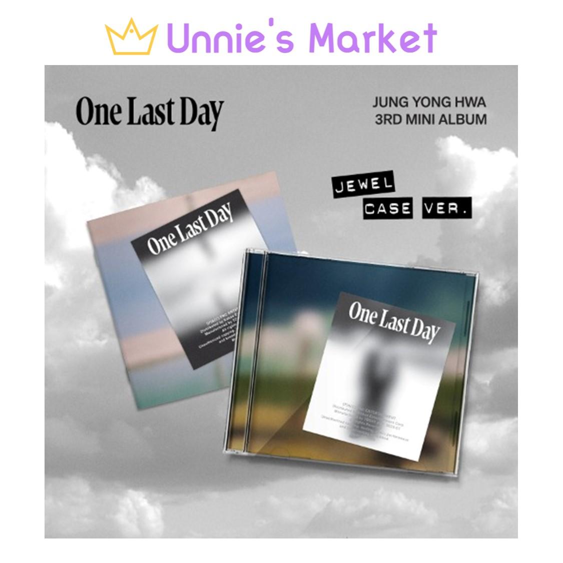 JUNG YONG HWA - One Last Day JEWEL CASE Ver. / 3rd Mini Album