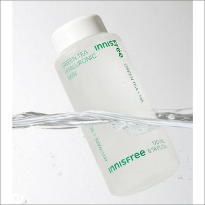 Innisfree Green Tea Hyaluronic Skin Care Set (170ml + 25ml Toner & Lotion)