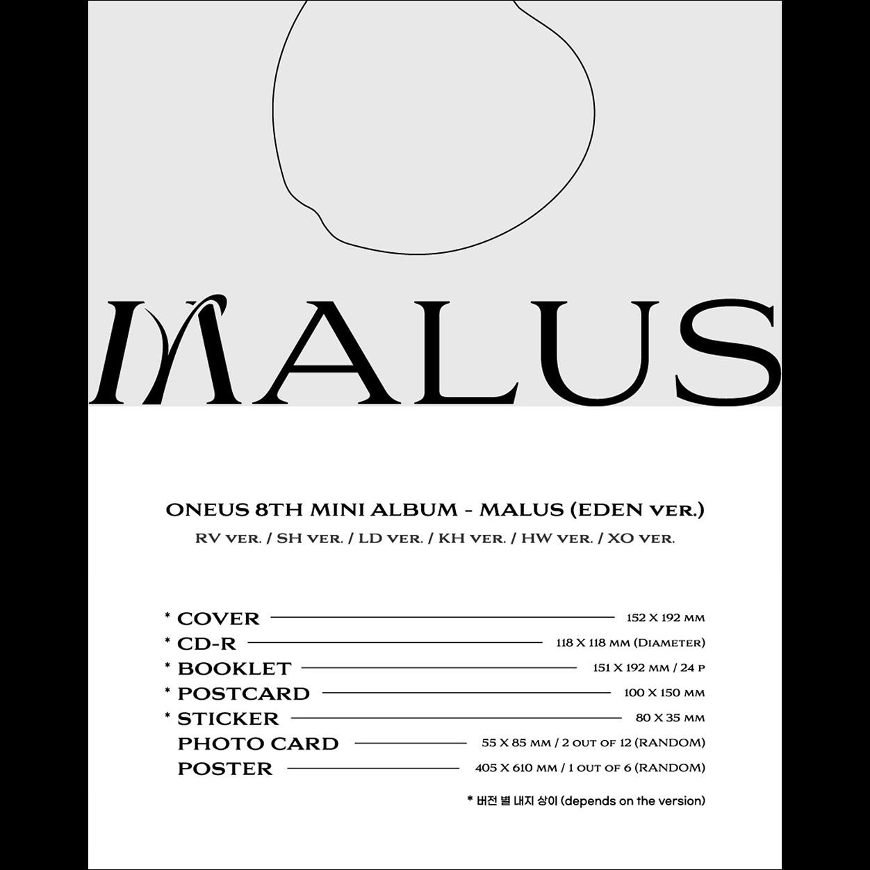 ONEUS [MALUS] EDEN ver. Album