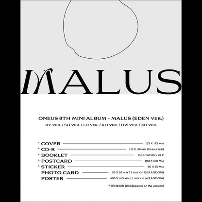 ONEUS [MALUS] EDEN ver. Album