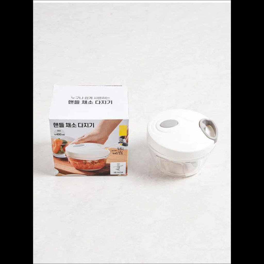 [K-Kitchen] Daiso Korea Manual Vegetable Chopper Small - Compact Pull String Food Processor (Authentic)