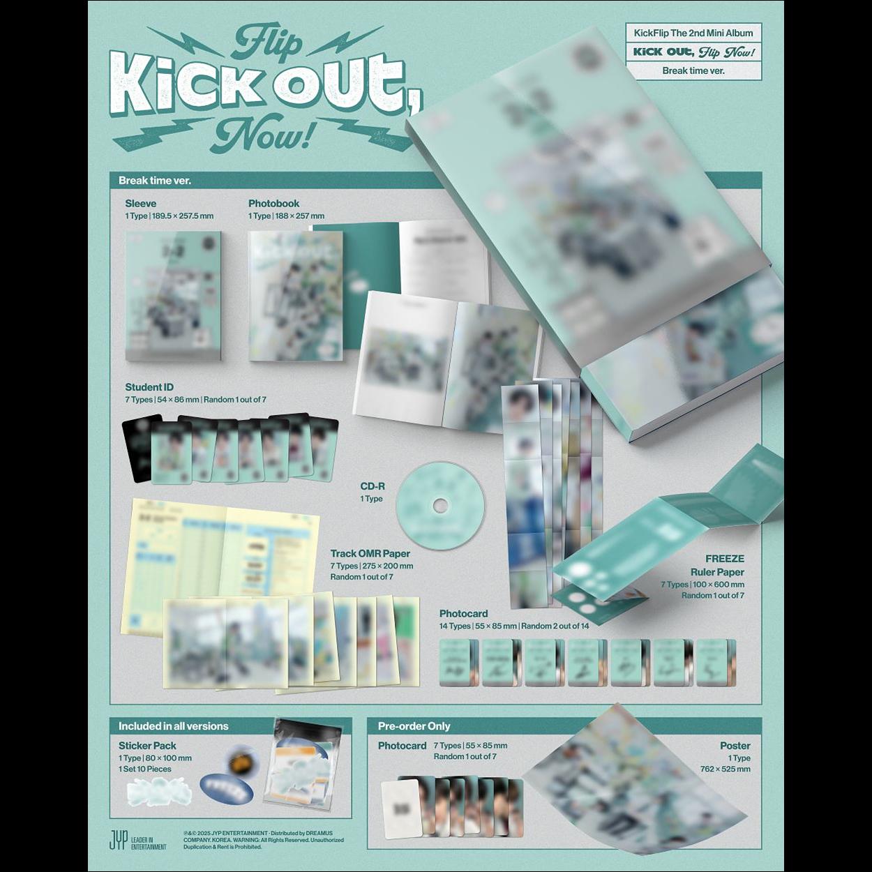 KickFlip - Kick Out, Flip Now! (Class time ver. / Break time ver. / After School ver.)